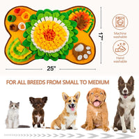 HKM-1355069 Pet Smell Training Pad for Dogs in Bone Yellow and Gray - Polar Fleece, 64 x 43 cm