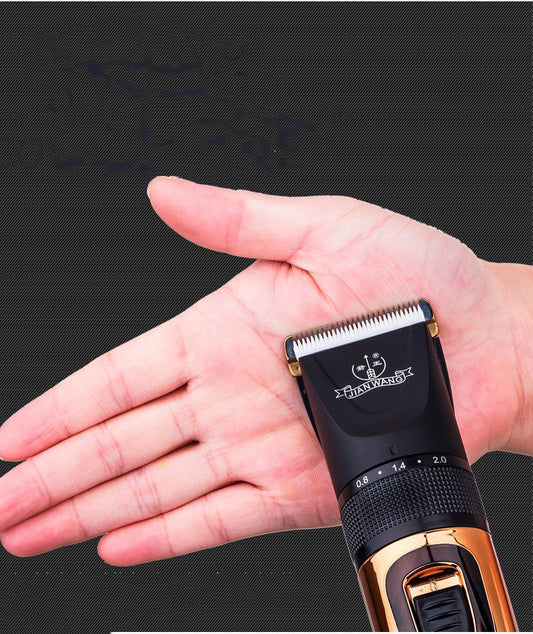 HKM-1355837 Rechargeable Hair Cutting Clipper for Adults and Children with Titanium Ceramic Blade and USB Charging