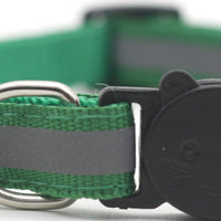 HKM-1356221 Reflective Monochrome Detachable Pet Safety Collar with Bell