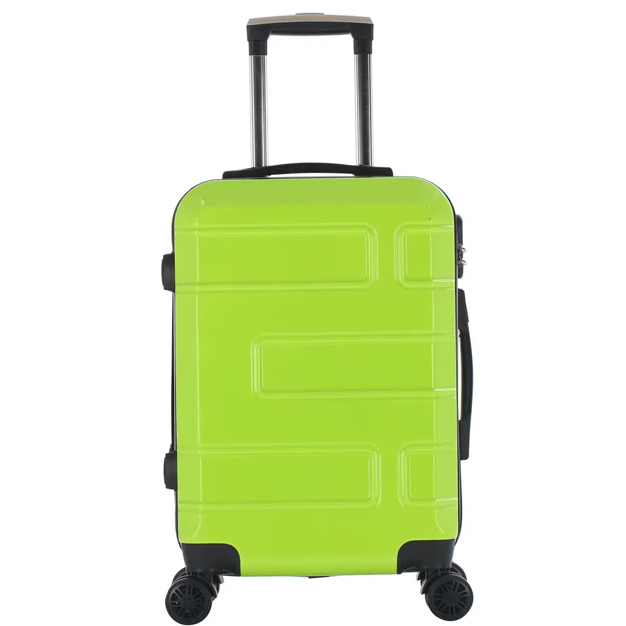 HKM-135699 3-Piece PC Luggage Set with Spinner Wheels for Men and Women