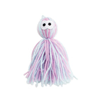 HKM-1357501 Bite Resistant Wool Ball Cat Toy with Hanging Feature for Interactive Play and Dental Care