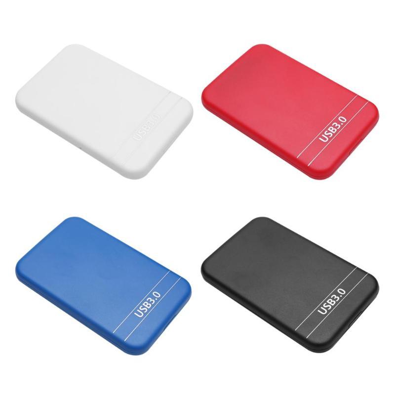 HKM-135827 2.5 Inch SATA 2 to USB 3.0 Portable Hard Drive Enclosure for SSD and HDD, Supports 8TB, Frosted Surface