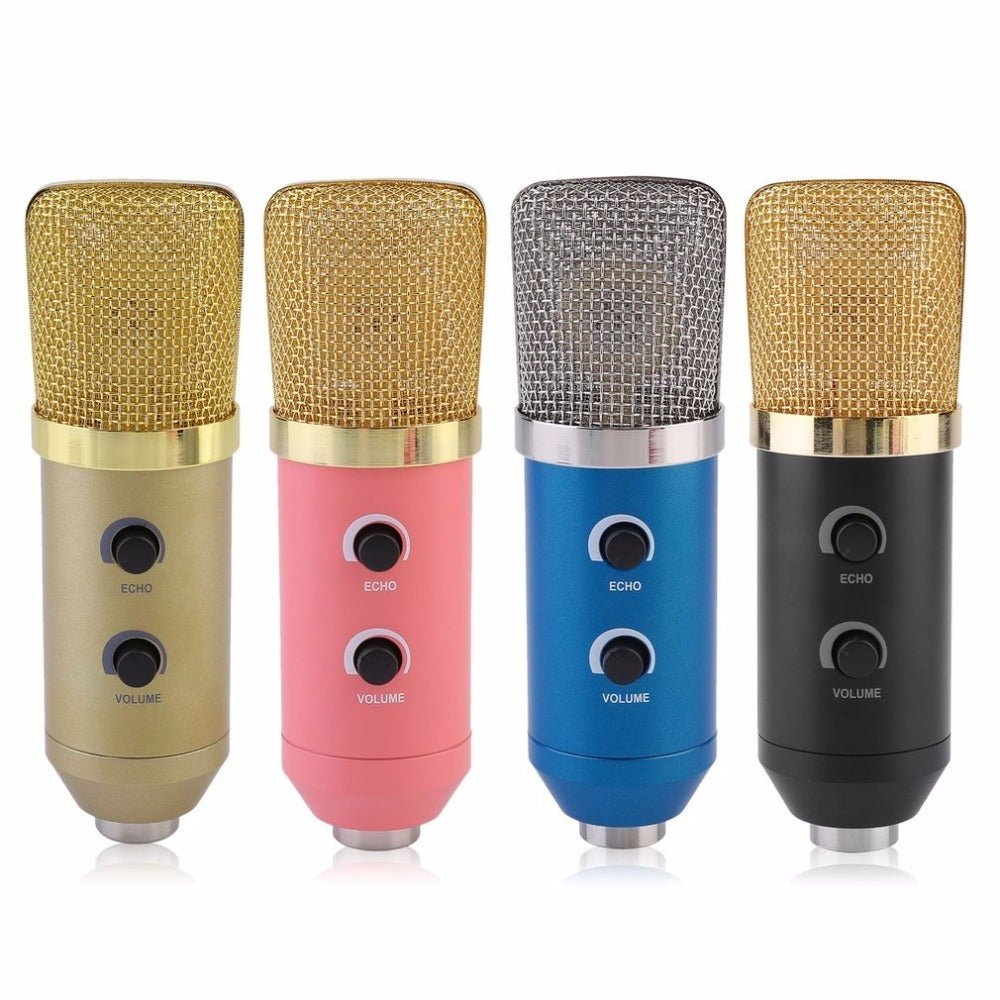 HKM-135827 Reverberation Condenser Microphone MK-F100TL with Built-in Reverb Chip and USB Power Supply