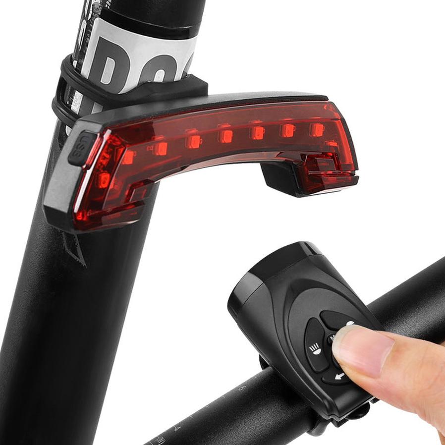 HKM-135827 USB Bicycle Tail Light with Multiple Modes for Enhanced Visibility
