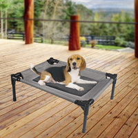 HKM-1358653 Portable Outdoor Dog Bed with Waterproof Oxford Cloth and Steel Frame - Ideal for Camping and Travel
