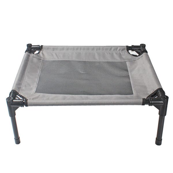 HKM-1358653 Portable Outdoor Dog Bed with Waterproof Oxford Cloth and Steel Frame - Ideal for Camping and Travel