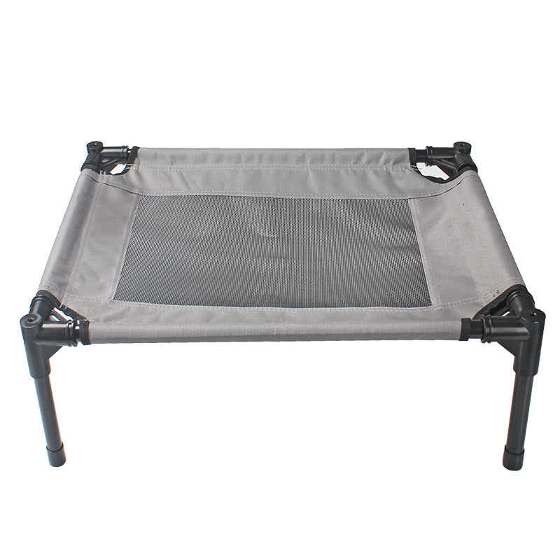 HKM-1358653 Portable Outdoor Dog Bed with Waterproof Oxford Cloth and Steel Frame - Ideal for Camping and Travel