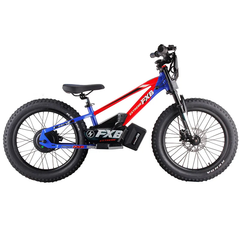 HKM-135891 20 Inch Children's Balance Electric Dirt Bike with 3 Speed Options and Adjustable Suspension