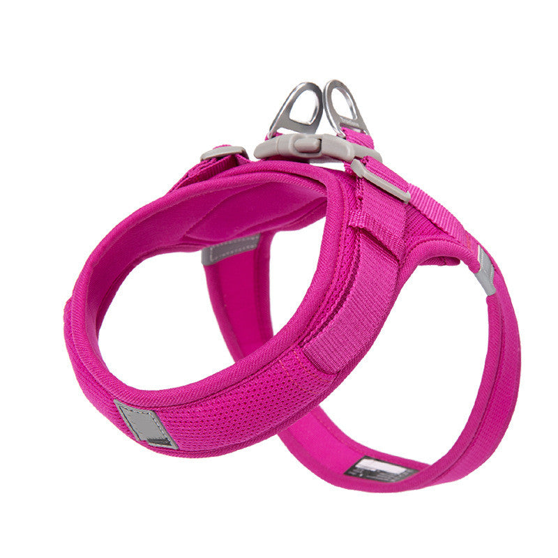 HKM-1359293 Lightweight Soft Dog Vest with Heart Design for Small and Medium Breeds