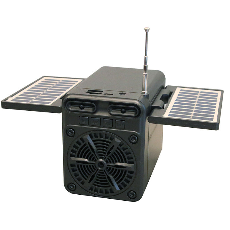 HKM-135955 Multi-Function Solar Emergency FM Radio with USB Charging and Built-in Speaker