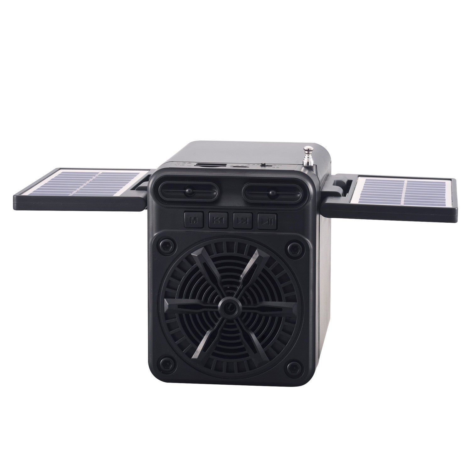 HKM-135955 Multi-Function Solar Emergency FM Radio with USB Charging and Built-in Speaker
