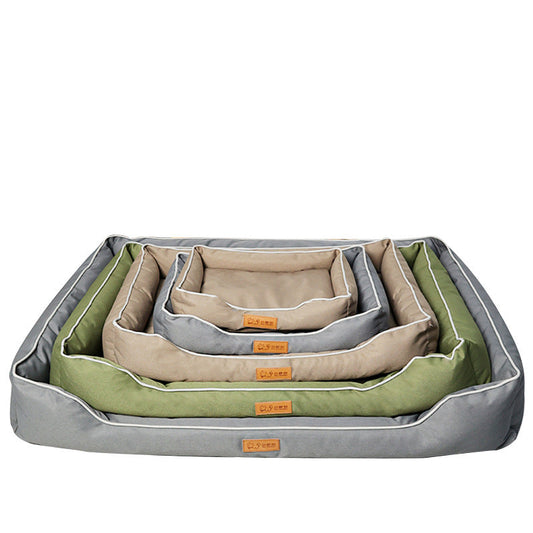 HKM-1360061 Durable Removable and Washable Dog Bed in Four Colors and Multiple Sizes