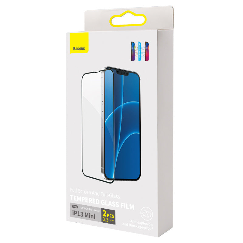 HKM-136019 Full Glass Anti Blue Light Tempered Screen Protector for iPhone 13 Series 5.4 inch