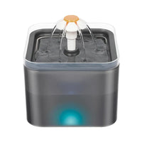 HKM-136083 Automatic Pet Water Fountain 2L with Multi-Flow Designs and Filtration System