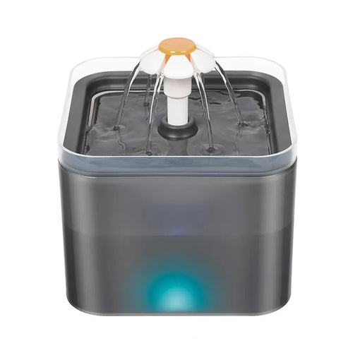 HKM-136083 Automatic Pet Water Fountain 2L with Multi-Flow Designs and Filtration System