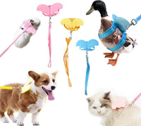 HKM-1361469 Adjustable Harness with Wings and Leash for Chickens, Ducks, Geese, Hens, and Small Pets