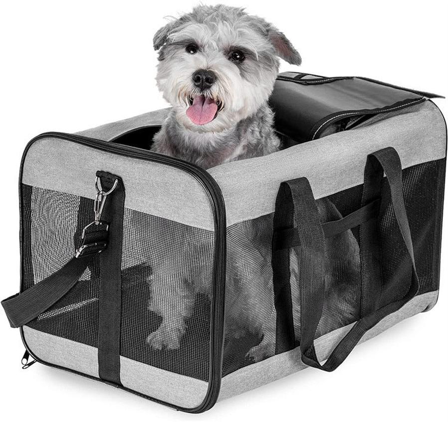 HKM-136147 Portable Foldable Pet Carrier for Dogs and Cats - Breathable Travel Handbag