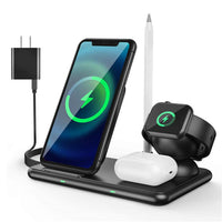 HKM-136339 Wireless Charging Pad with Type-C Interface - Black