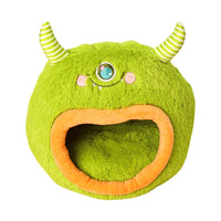 HKM-1364029 Cozy Fully Enclosed Cartoon Monster Pet Bed for Dogs and Cats - Soft and Warm for All Seasons