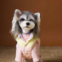 HKM-1364541 Autumn and Winter Down Vest for Pets - Stylish Casual Vest in Blue and Pink