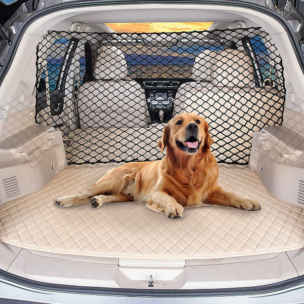HKM-1364797 Pet Isolation Mesh Net for Car Trunk – 120cm x 70cm Protective Barrier