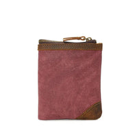 HKM-136531 Handmade Retro Waterproof Oil Wax Canvas Wallet for Men - Foldable Short Design