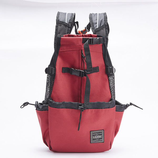 HKM-136659 Adjustable Outdoor Polyester Pet Backpack - Multiple Sizes Available