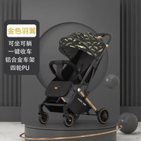 HKM-136659 Two-Way Baby Stroller with Cotton Fabric for Ages 6 Months to 3 Years