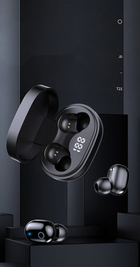 HKM-136659 Wireless Sports Bluetooth Headset with Smart Digital Display and Voice Control