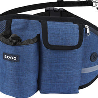 HKM-1367997 Hands-Free Dog Training Leash with Adjustable Waist Bag for Treats and Essentials