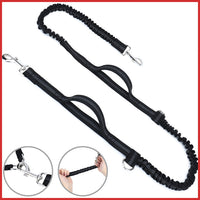HKM-1367997 Hands-Free Dog Training Leash with Adjustable Waist Bag for Treats and Essentials