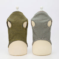 HKM-1368125 Thin Striped Cotton Vest for Dogs and Cats - Casual Pet Apparel