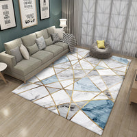 HKM-136851 Modern Minimalist Rectangle Coffee Table Carpet in Polyester Fiber