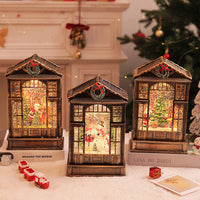 HKM-136915 LED Luminous Christmas Music Box Night Light - Snowman & Christmas Tree Styles
