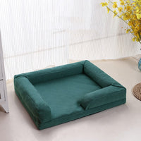 HKM-1369789 Cozy Lamb Wool Dog Mat Sofa Bed with Removable, Washable Cover - Small, Medium, Large Sizes Available