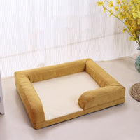 HKM-1369789 Cozy Lamb Wool Dog Mat Sofa Bed with Removable, Washable Cover - Small, Medium, Large Sizes Available