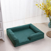 HKM-1369789 Cozy Lamb Wool Dog Mat Sofa Bed with Removable, Washable Cover - Small, Medium, Large Sizes Available
