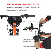 HKM-137043 20-Inch Electric Balance Bike with 36V 600W Motor, 3 Speed Options, Hydraulic Disc Brakes, Ideal for Kids
