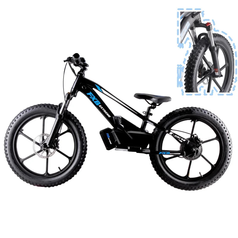 HKM-137043 20-Inch Electric Balance Bike with 36V 600W Motor, 3 Speed Options, Hydraulic Disc Brakes, Ideal for Kids