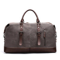 HKM-137043 Large Capacity Waterproof Canvas Travel Duffel Bag - 56x25x32cm