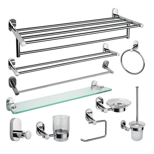HKM-137043 Stainless Steel Bathroom Accessories Set - Model 1200 Series