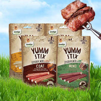 HKM-1371581 Pure Chicken Emulsion Strips for Puppies - 50g Pack - Ideal for Childhood Development