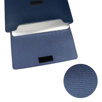 HKM-137171 Slim Waterproof PU Leather Laptop Sleeve with Stand and Mouse Pad