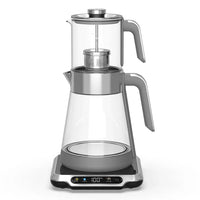 HKM-137235 Digital Electric Kettle with High Borosilicate Glass and Two-Layer Jug for Safe Boiling