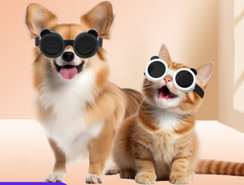 HKM-1373117 Dog and Cat UV Protection Sunshade Goggles with Adjustable Strap