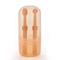 HKM-1373373 Pet Silicone Toothbrush Set with Storage Box for Cats and Dogs