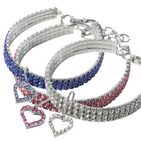 HKM-1373501 Heart Shaped Metal Pet Necklace - Adjustable Size for All Seasons