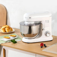 HKM-137363 1500W 6L Stand Mixer with Dough Hook, Beater, and Whisk for Home Baking