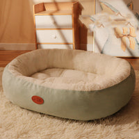 HKM-1375549 Cozy Plush Dog and Cat Nest - Removable, Washable Winter Bed in Various Sizes