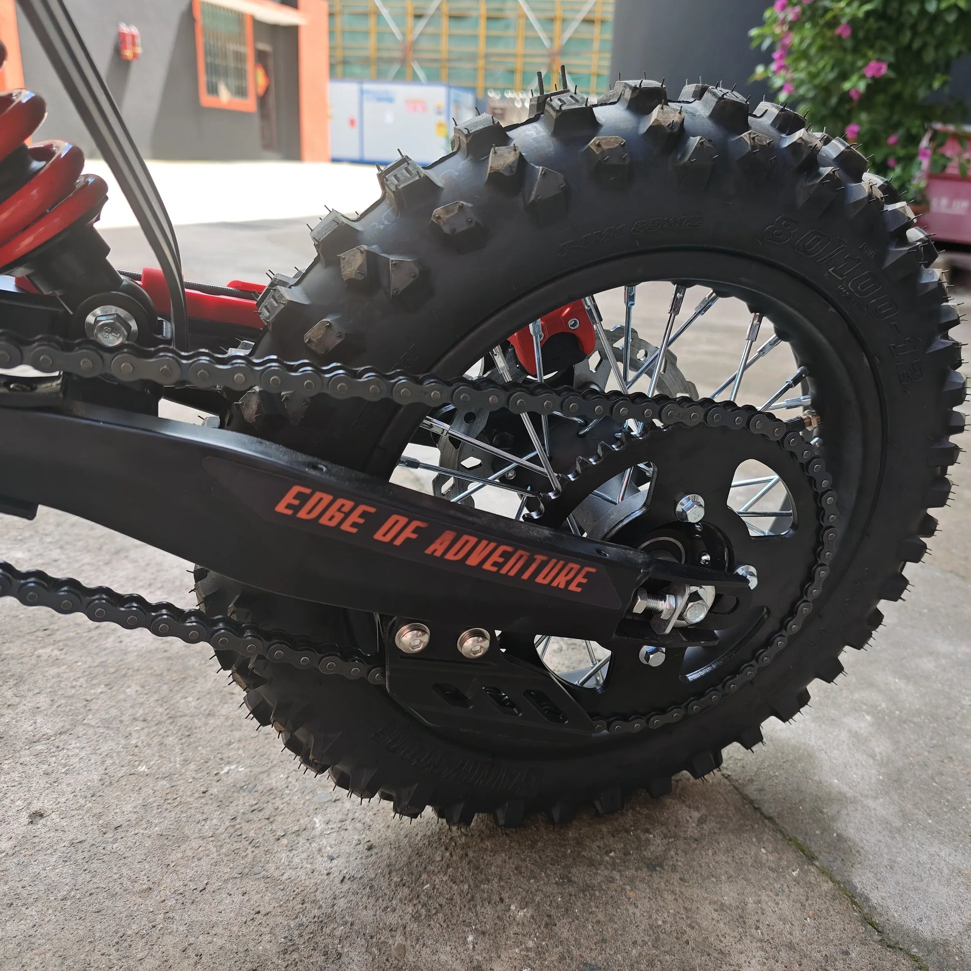 HKM-137555 60V 3500W Electric Dirtbike for Teens - 14-Inch Off-Road Tires, Aluminum Frame, Max Speed 65KM/H